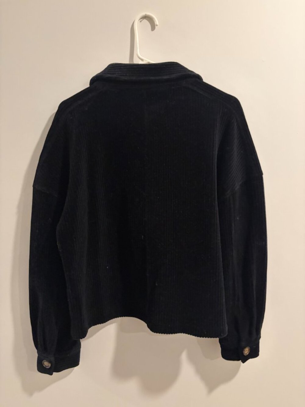 Esqualo Velvet Ribbed Button-up Jacket - Picture 3 of 3
